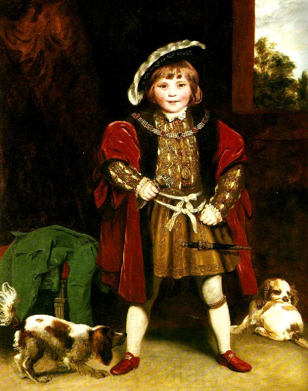 Sir Joshua Reynolds master crewe as henry Norge oil painting art